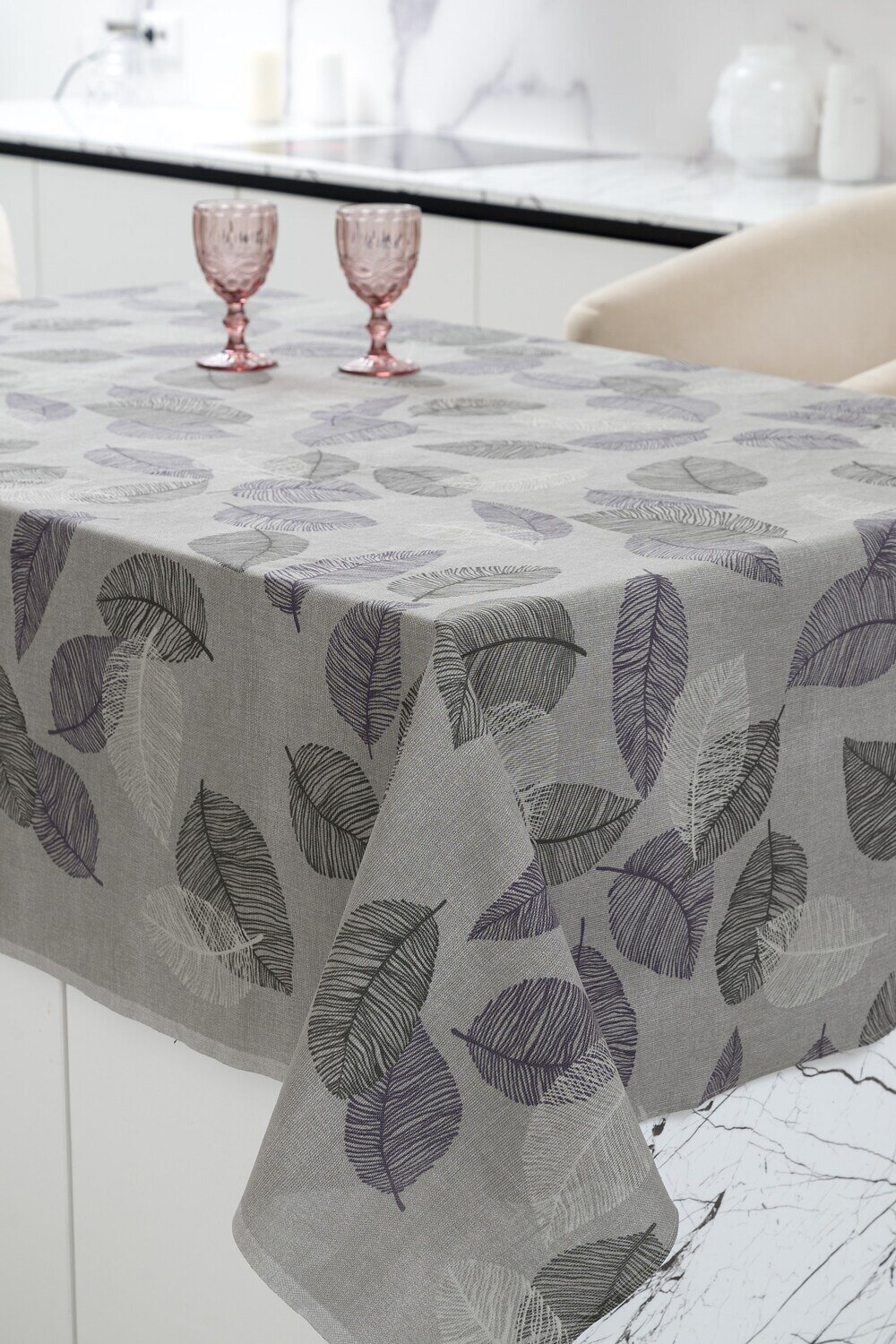 Натали Скатерть 581104 Скатерть Блоссом серый