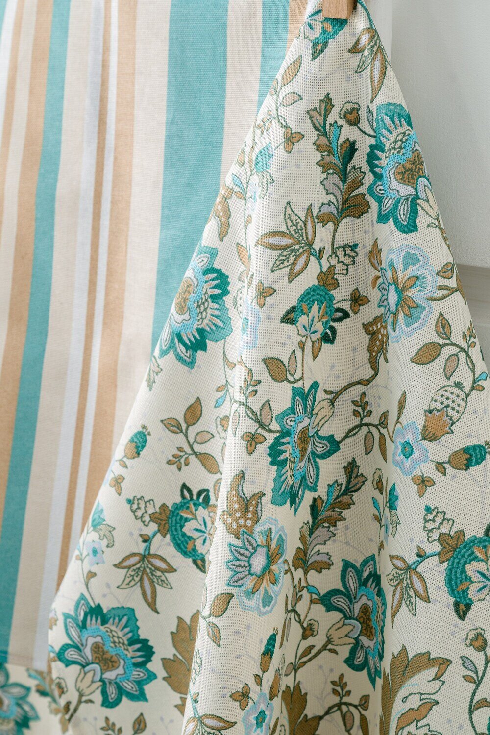 Натали Полотенце 581105 Полотенца кухонные Китайские цветы белый/зеленый