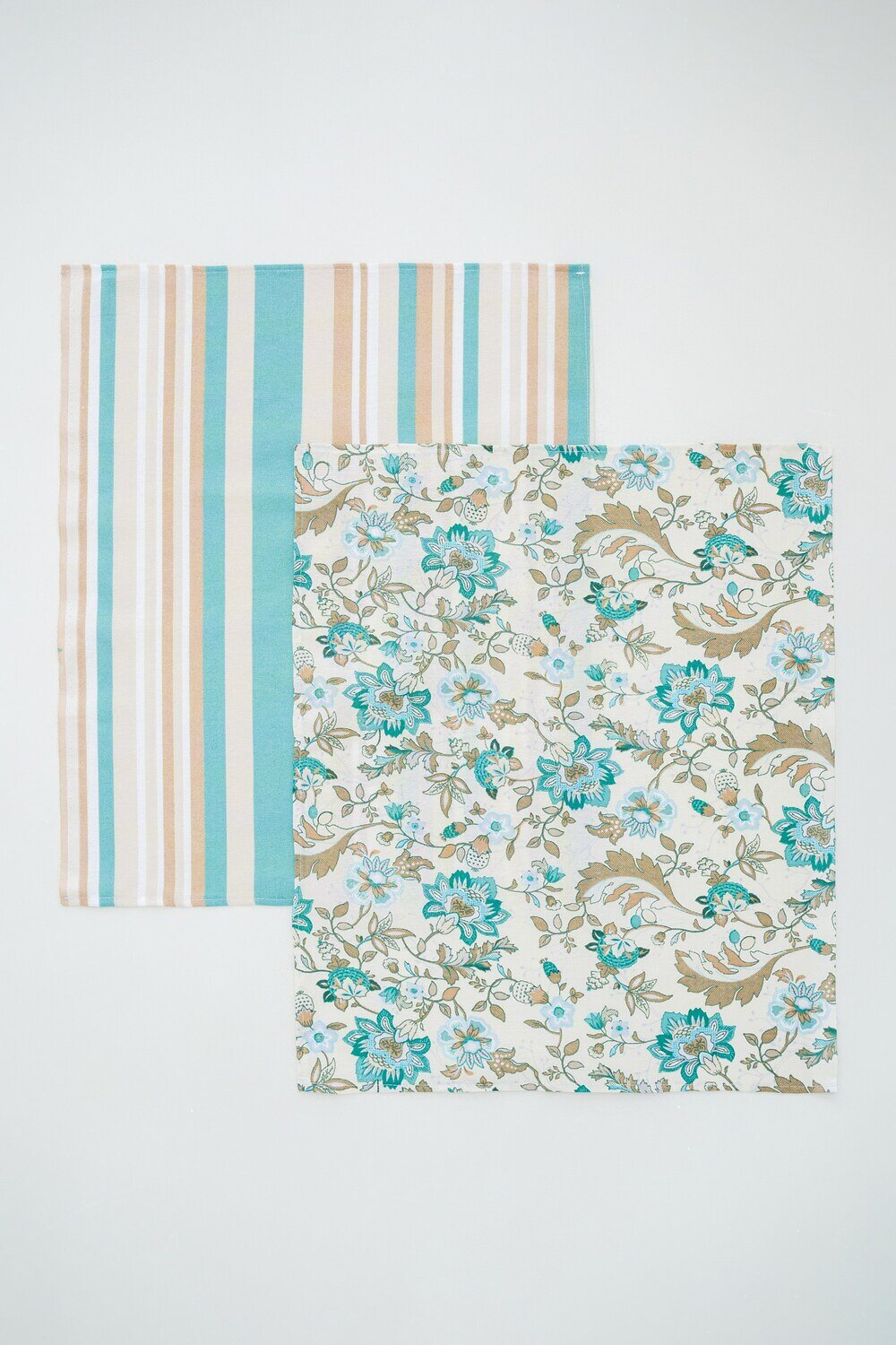 Натали Полотенце 581105 Полотенца кухонные Китайские цветы белый/зеленый