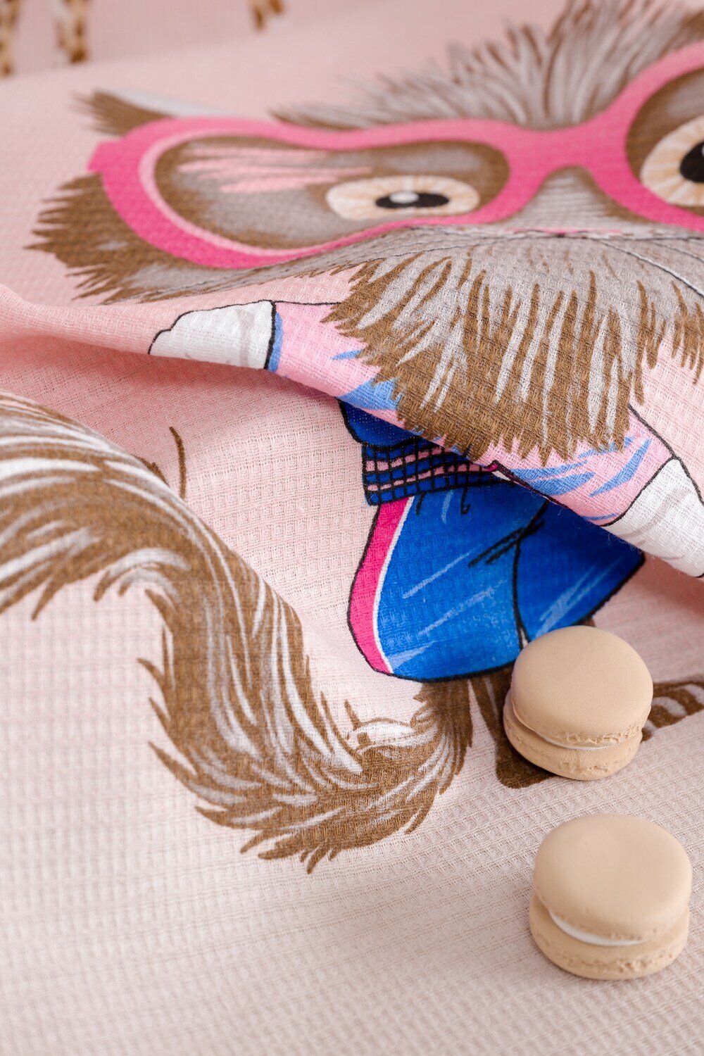 Натали Полотенце 581106 Набор полотенец для кухни Розовый кот розовый