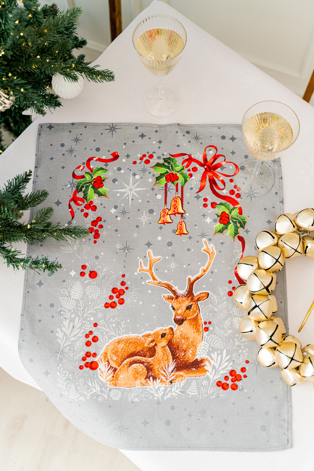 Натали Полотенце 581111 Полотенце кухонное Полярная звезда серый