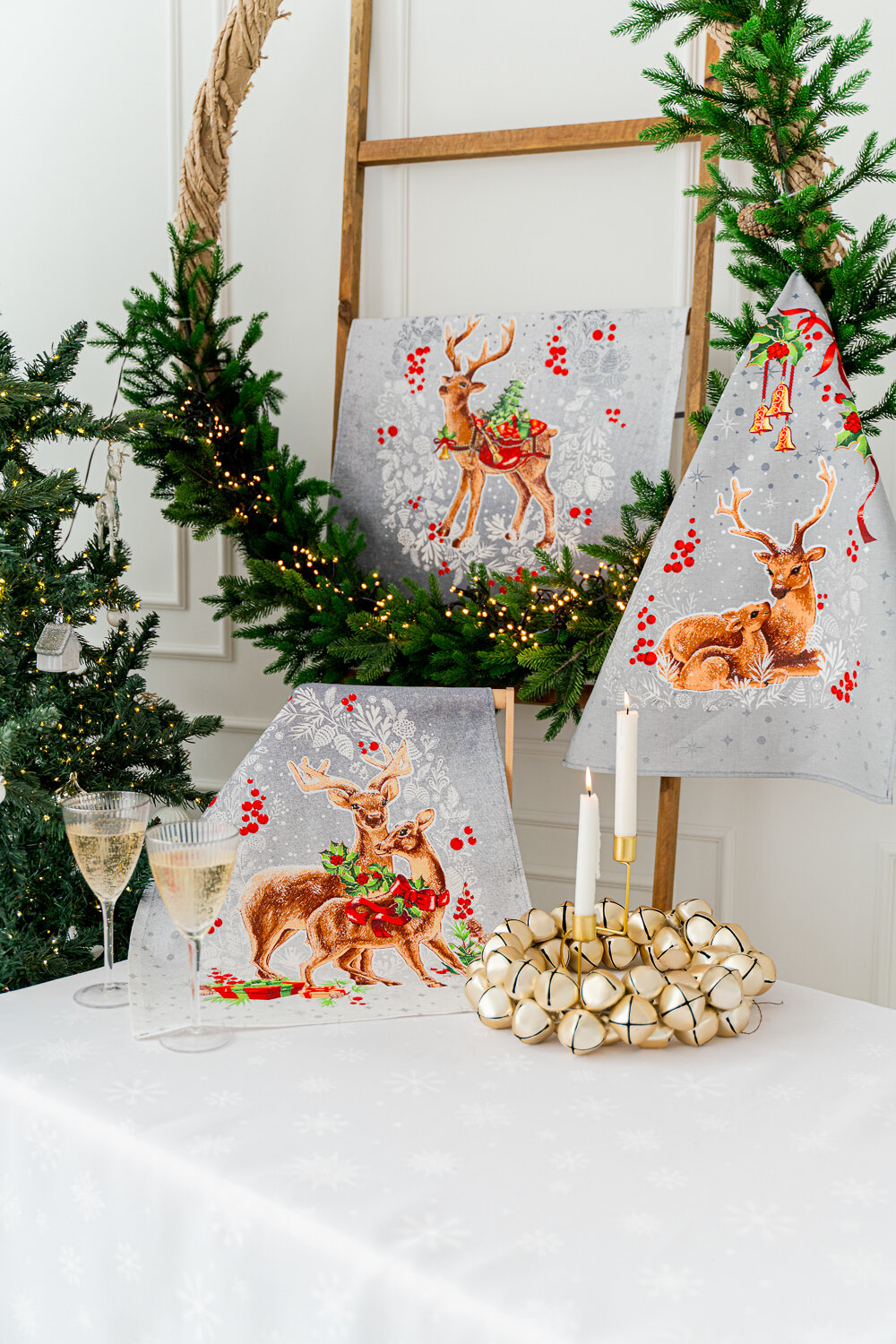 Натали Полотенце 581111 Полотенце кухонное Полярная звезда серый