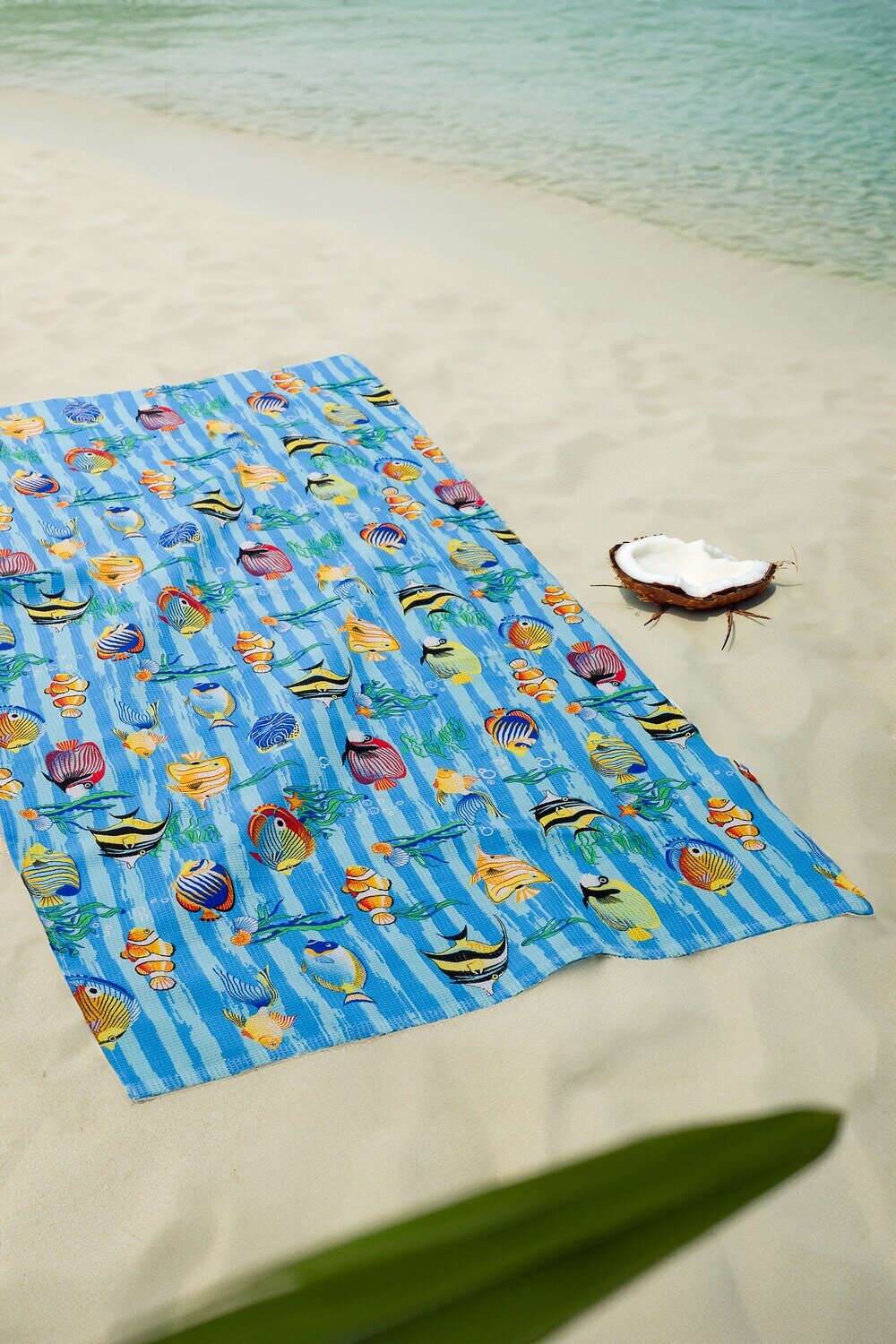 Натали Полотенце 581112 Полотенце банное Рыбки синий