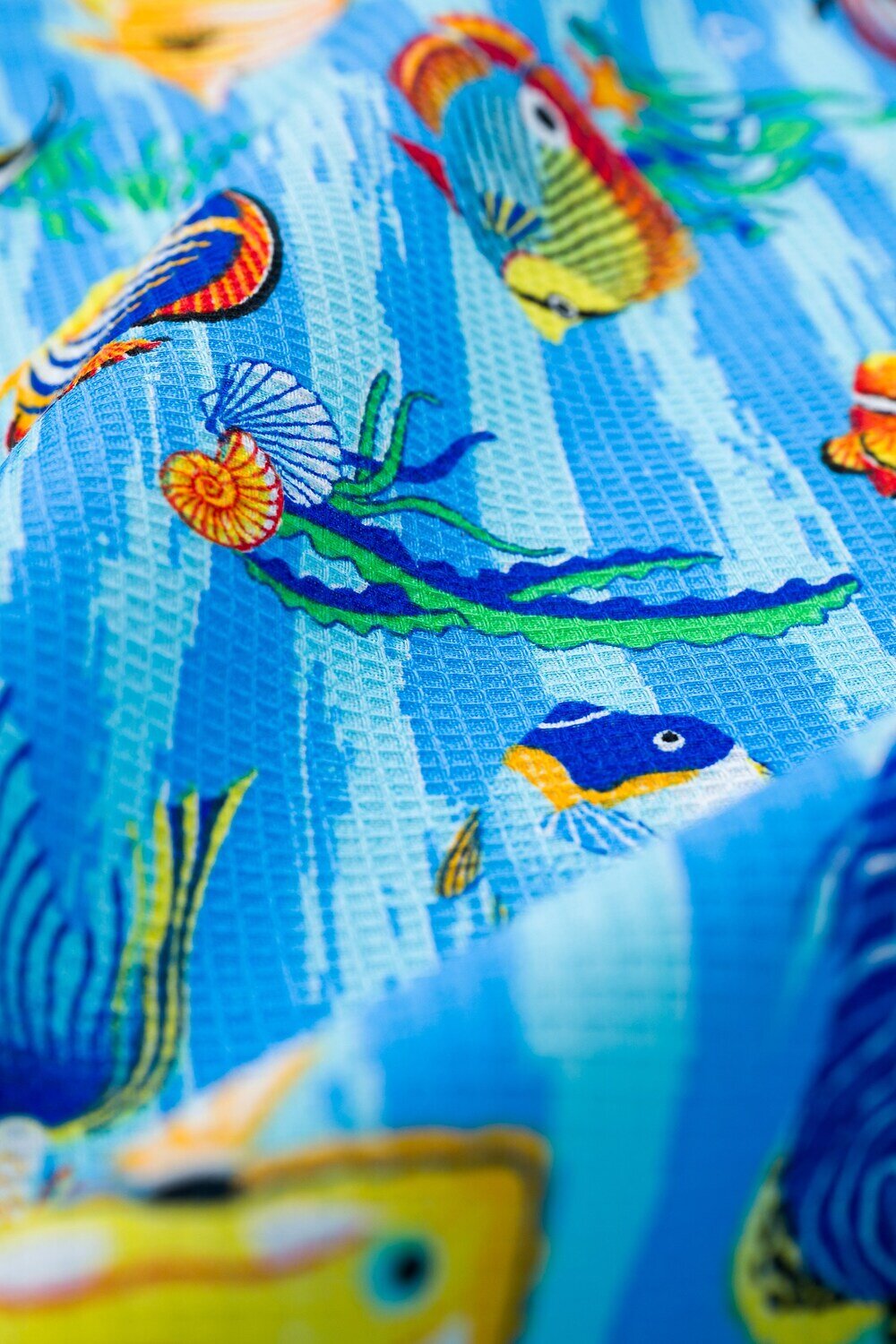 Натали Полотенце 581112 Полотенце банное Рыбки синий