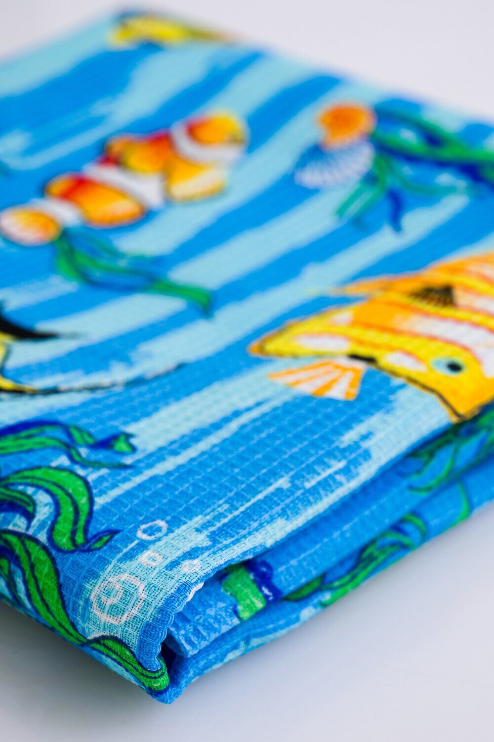 Натали Полотенце 581112 Полотенце банное Рыбки синий