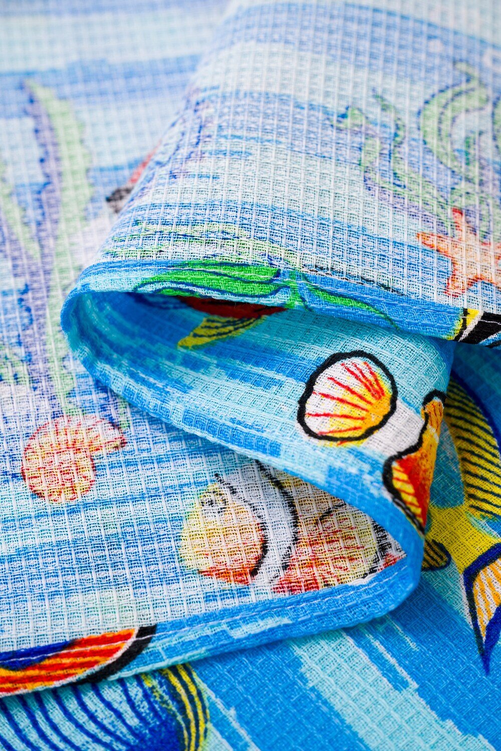 Натали Полотенце 581112 Полотенце банное Рыбки синий