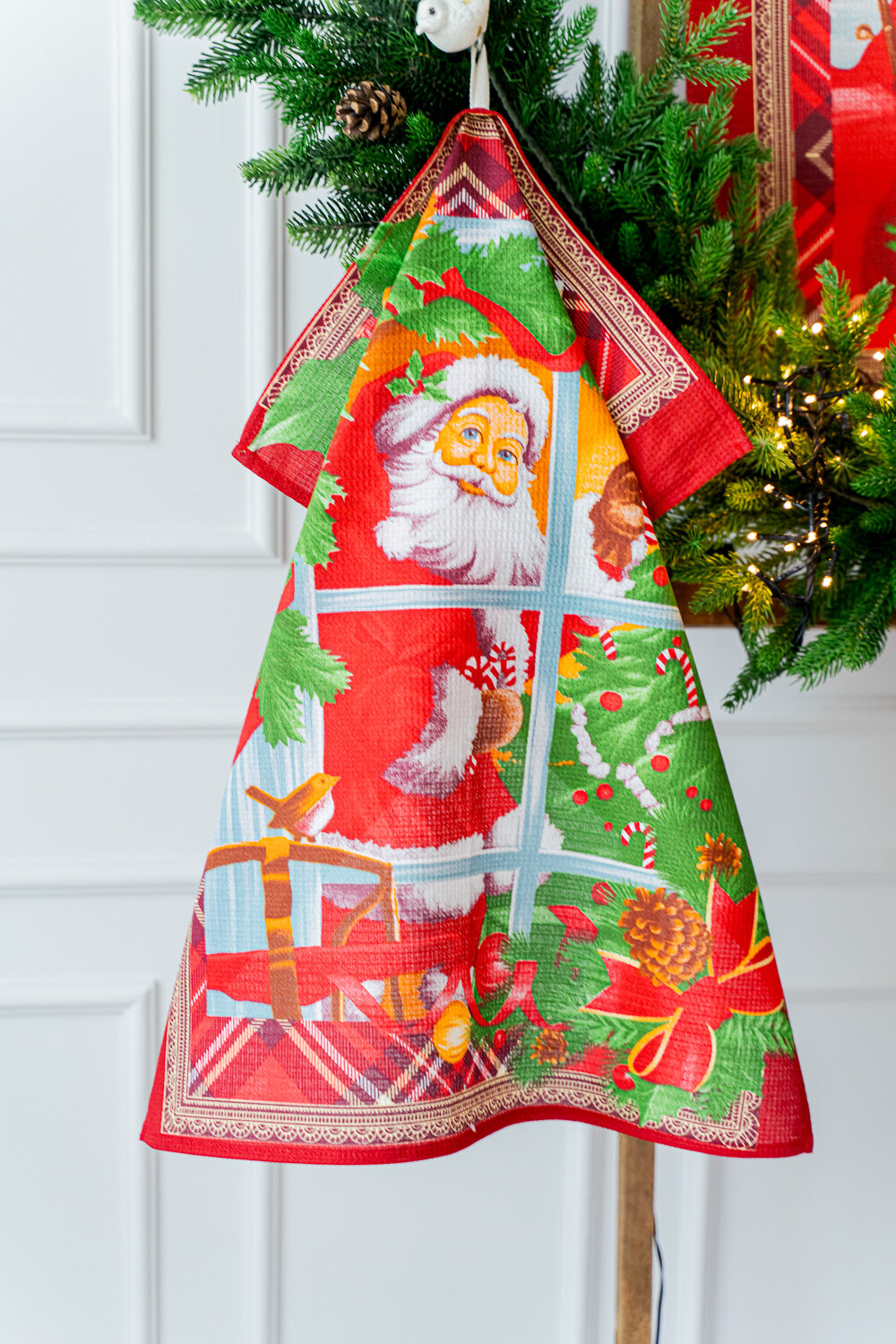 Натали Полотенце 581116 Полотенце кухонное Новогодние открытки в ассортименте