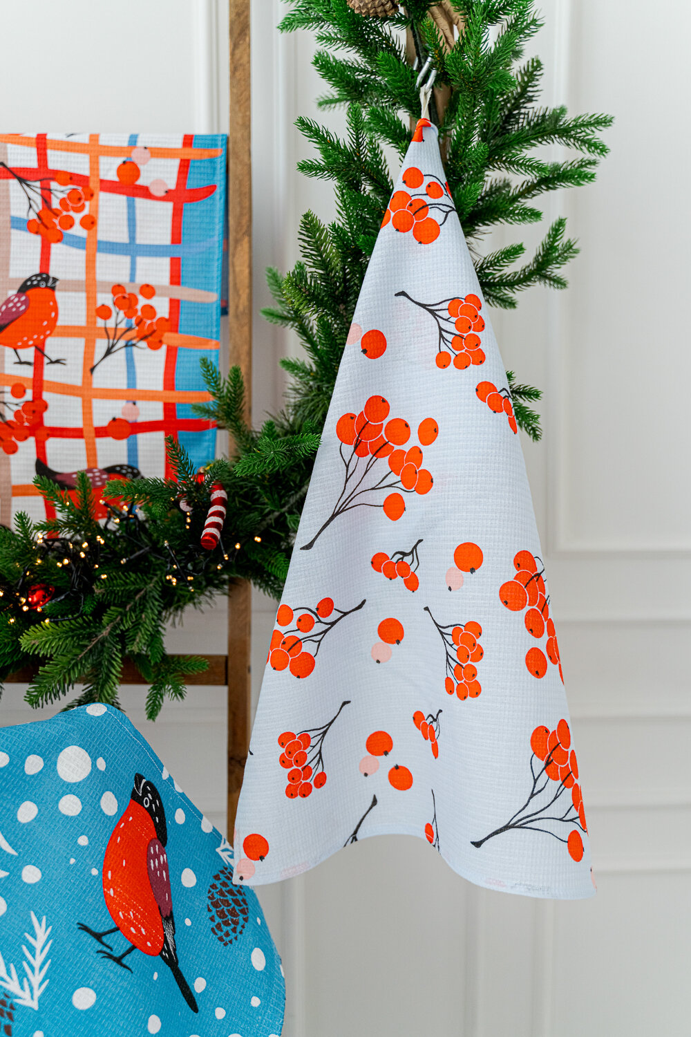 Натали Полотенце 581118 Полотенце кухонное Ягодный сорбет голубой