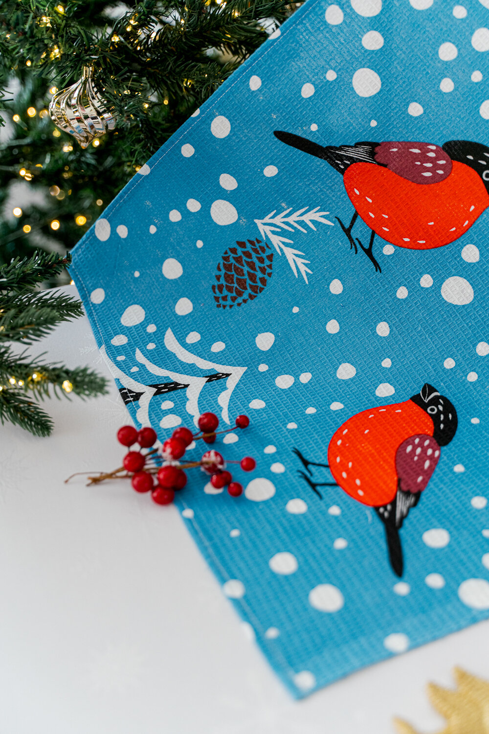 Натали Полотенце 581118 Полотенце кухонное Ягодный сорбет голубой