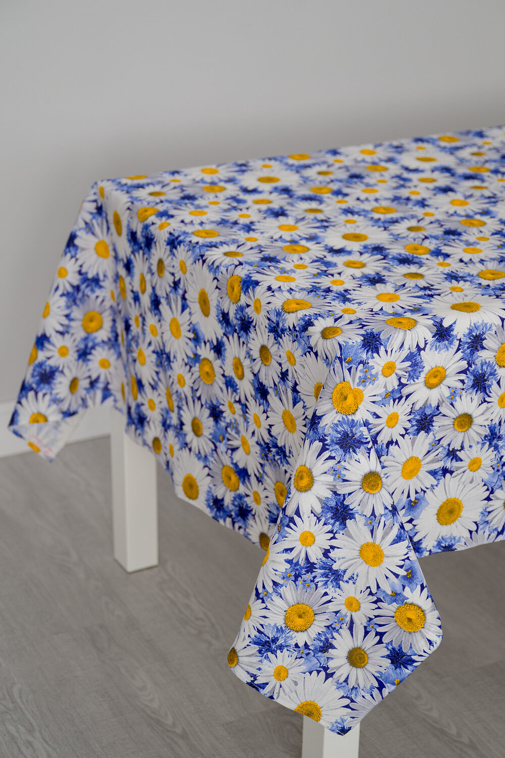 Натали Скатерть 581120 Скатерть Ромашковое поле белый,синий
