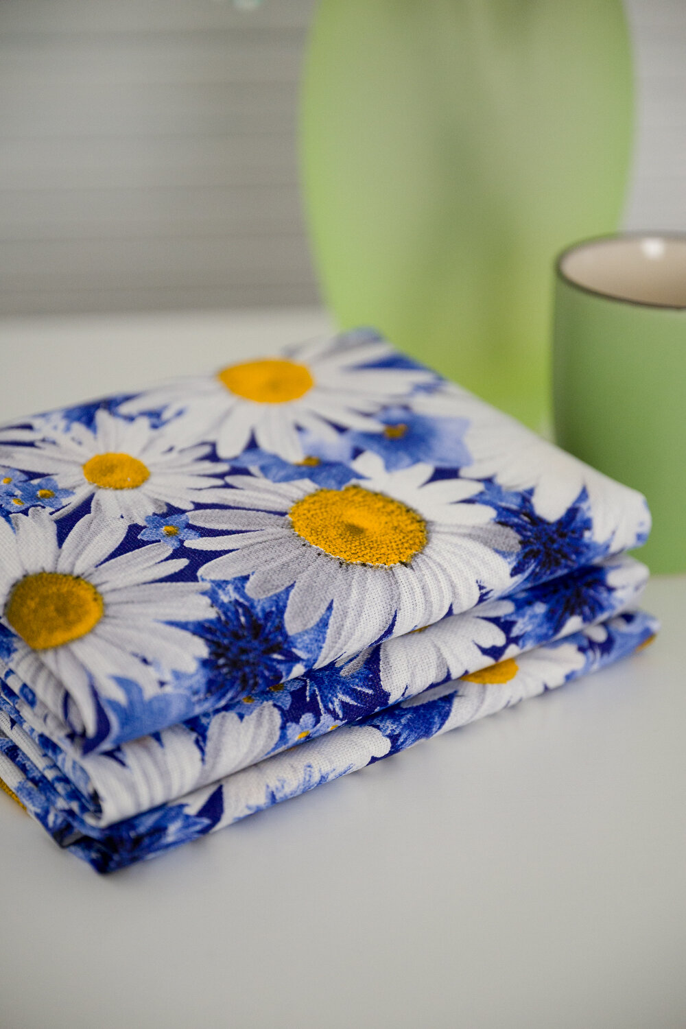 Натали Полотенце 581121 Набор полотенец Ромашковое поле бело-синий