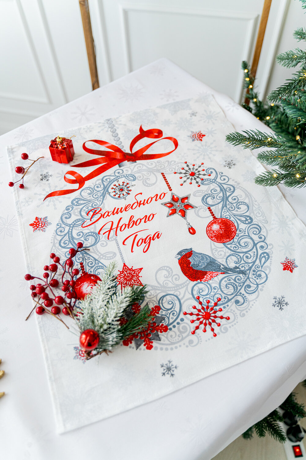 Натали Полотенце 581122 Набор полотенец Серпантин серый