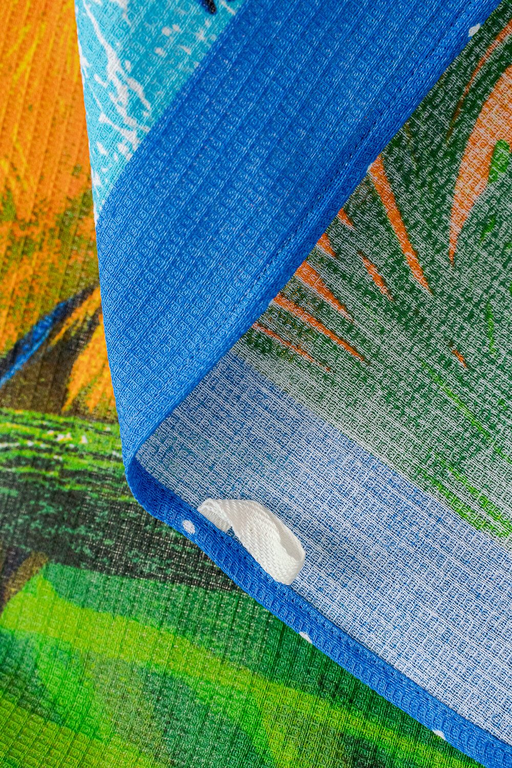 Натали Полотенце 581124 Полотенце банное Попугаи синий