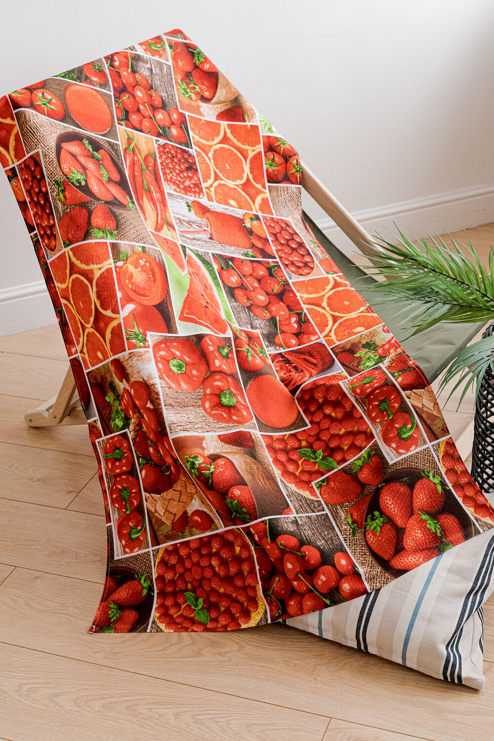 Натали Полотенце 581128 Полотенце банное Сочное ассорти красный