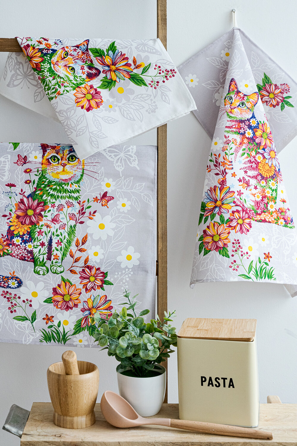 Натали Полотенце 581131 Набор полотенец Чудесный день беж/цветы