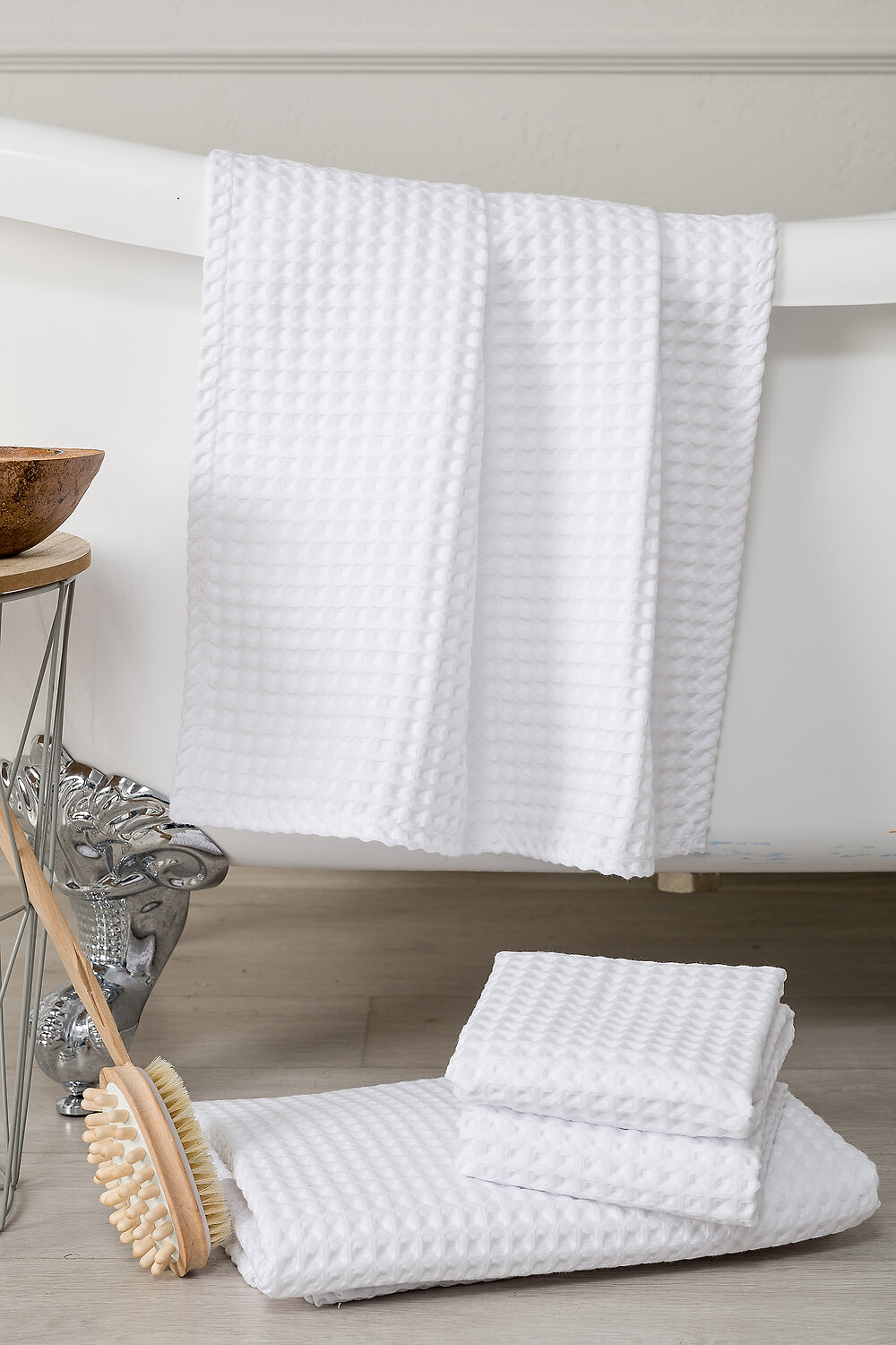 Натали Полотенце 581137 Полотенце для ванной Бохо белый