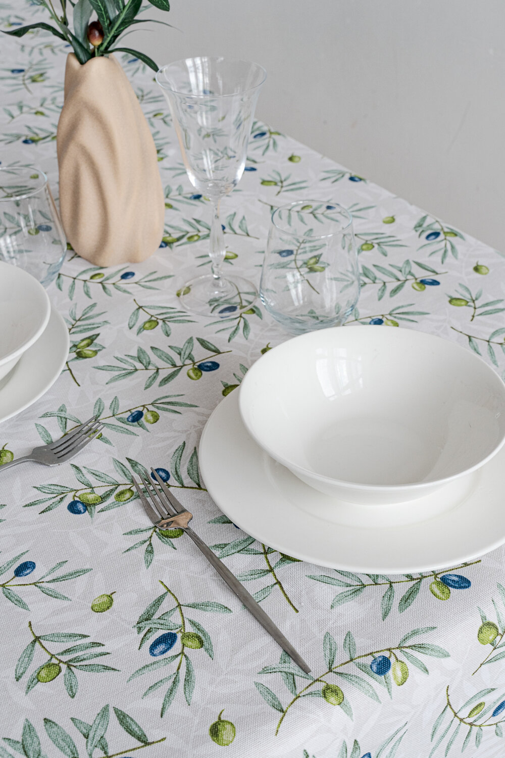 Натали Скатерть 581140 Скатерть Долина оливковый