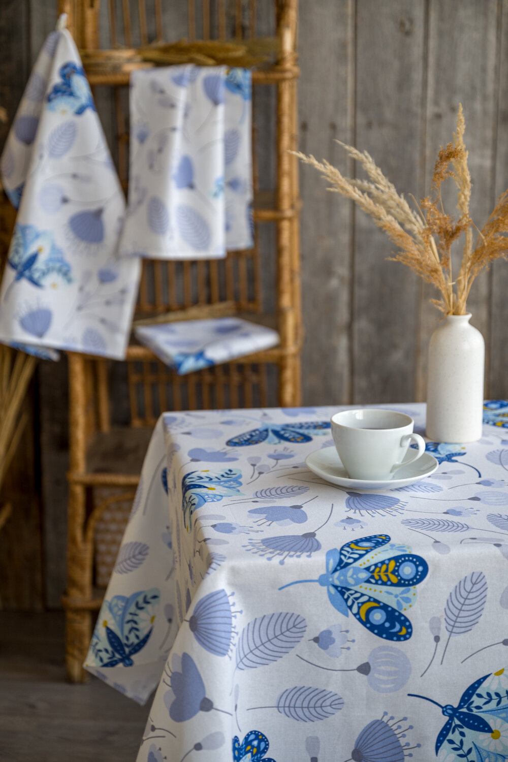Натали Скатерть 581142 Скатерть Колибри белый