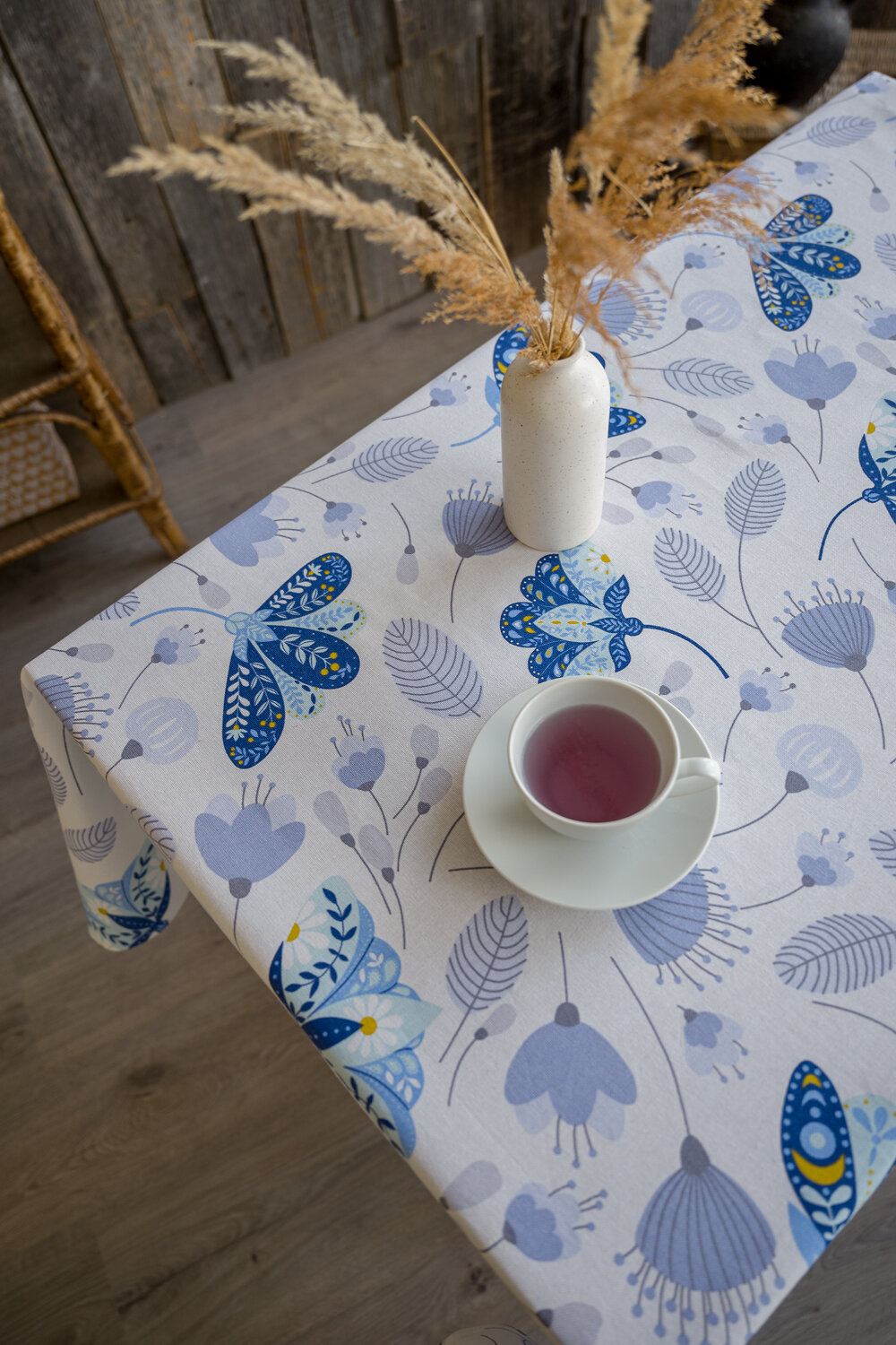 Натали Скатерть 581142 Скатерть Колибри белый