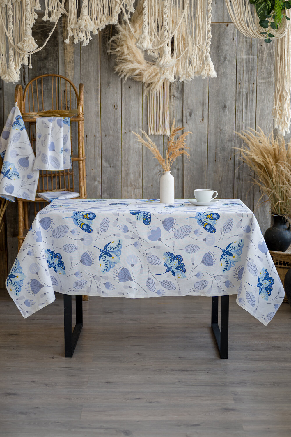 Натали Скатерть 581142 Скатерть Колибри белый