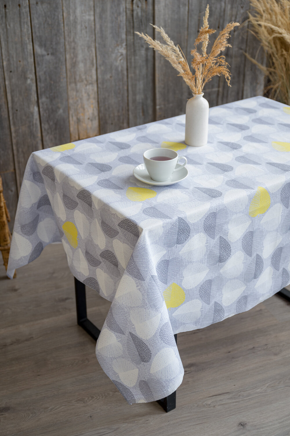 Натали Скатерть 581143 Скатерть Клинт серый