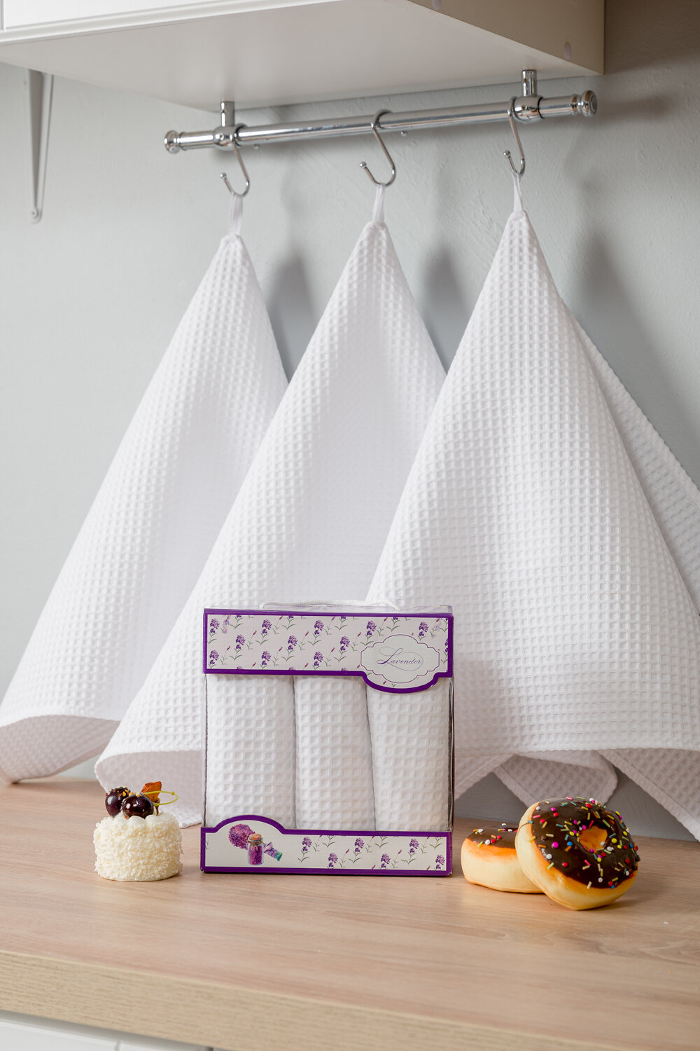 Натали Полотенце 581145 Набор полотенец Элегант в подарочной упаковке белый