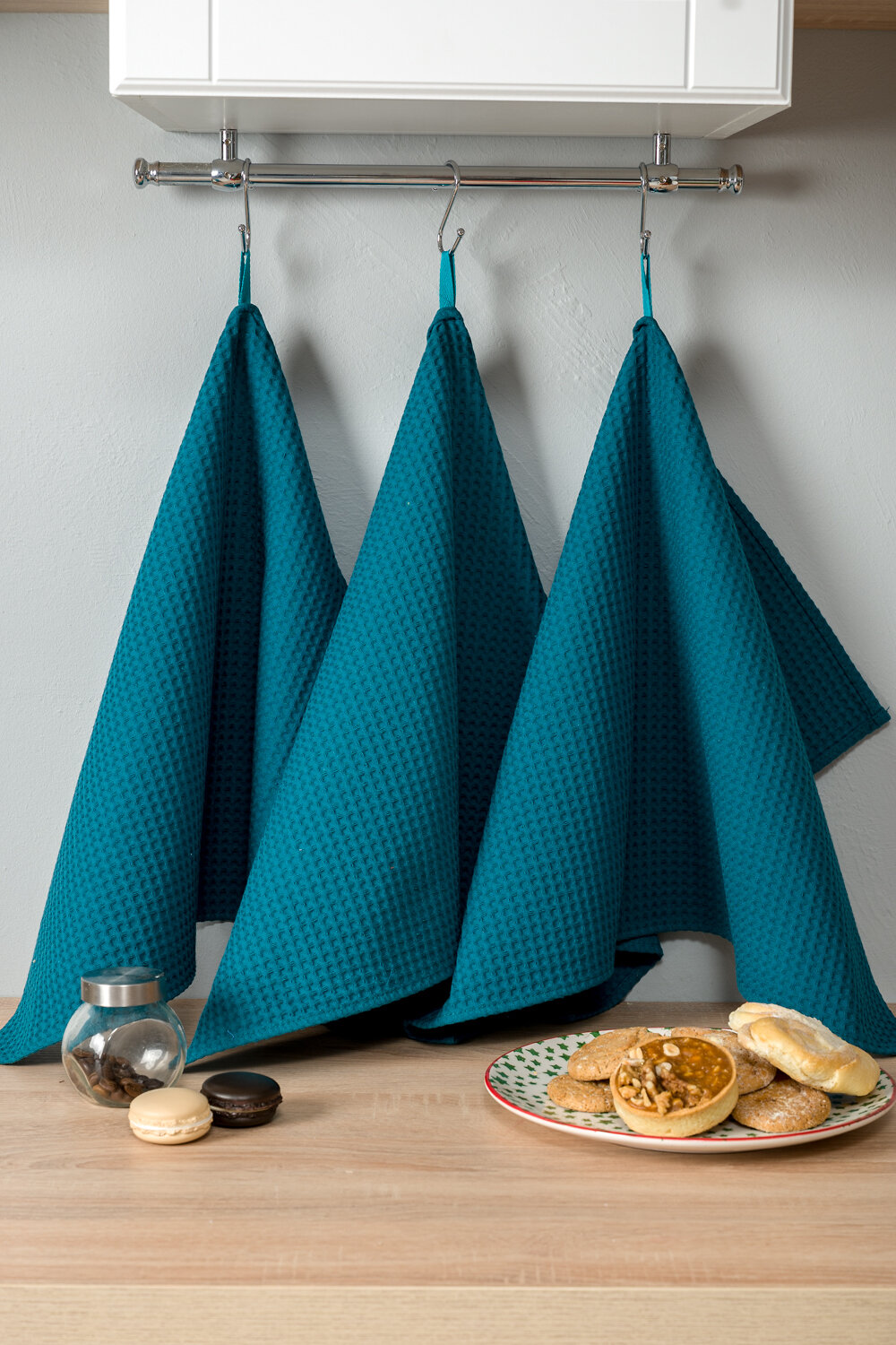 Натали Полотенце 581146 Набор полотенец Элегант в подарочной упаковке изумруд