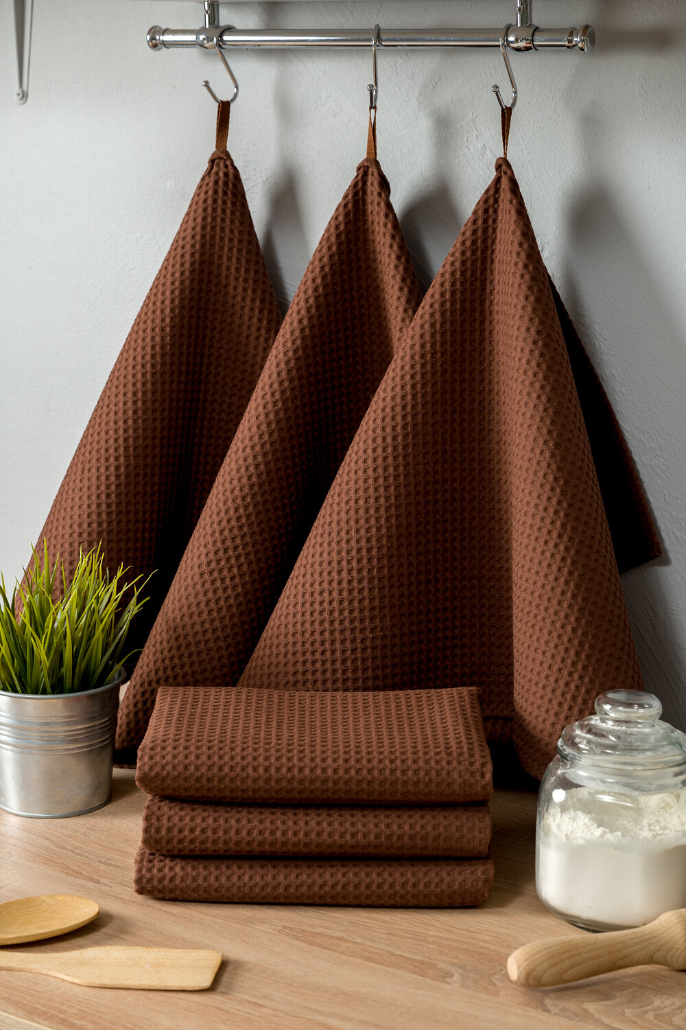 Натали Полотенце 581147 Набор полотенец Элегант в подарочной упаковке шоколад