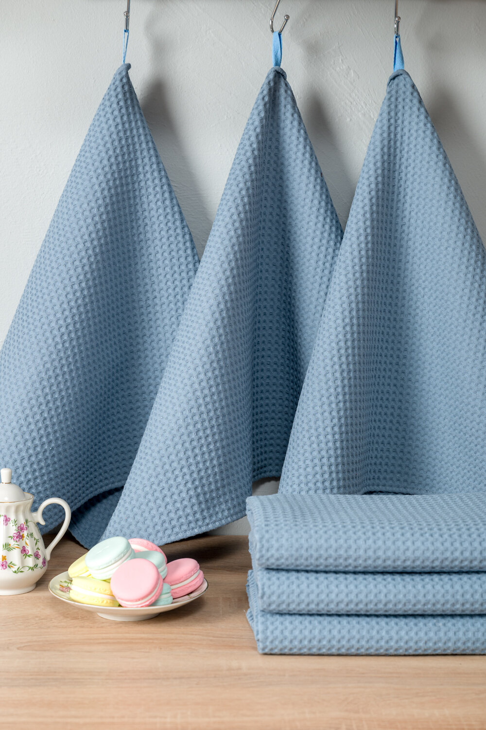 Натали Полотенце 581148 Набор полотенец Элегант в подарочной упаковке серо-голубой