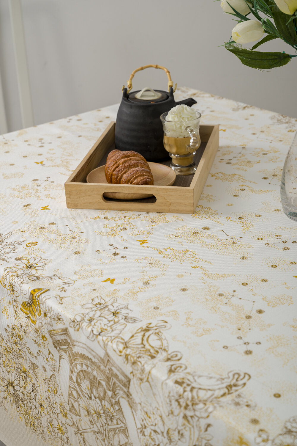 Натали Скатерть 581149 Скатерть Диор золотисто-бежевый