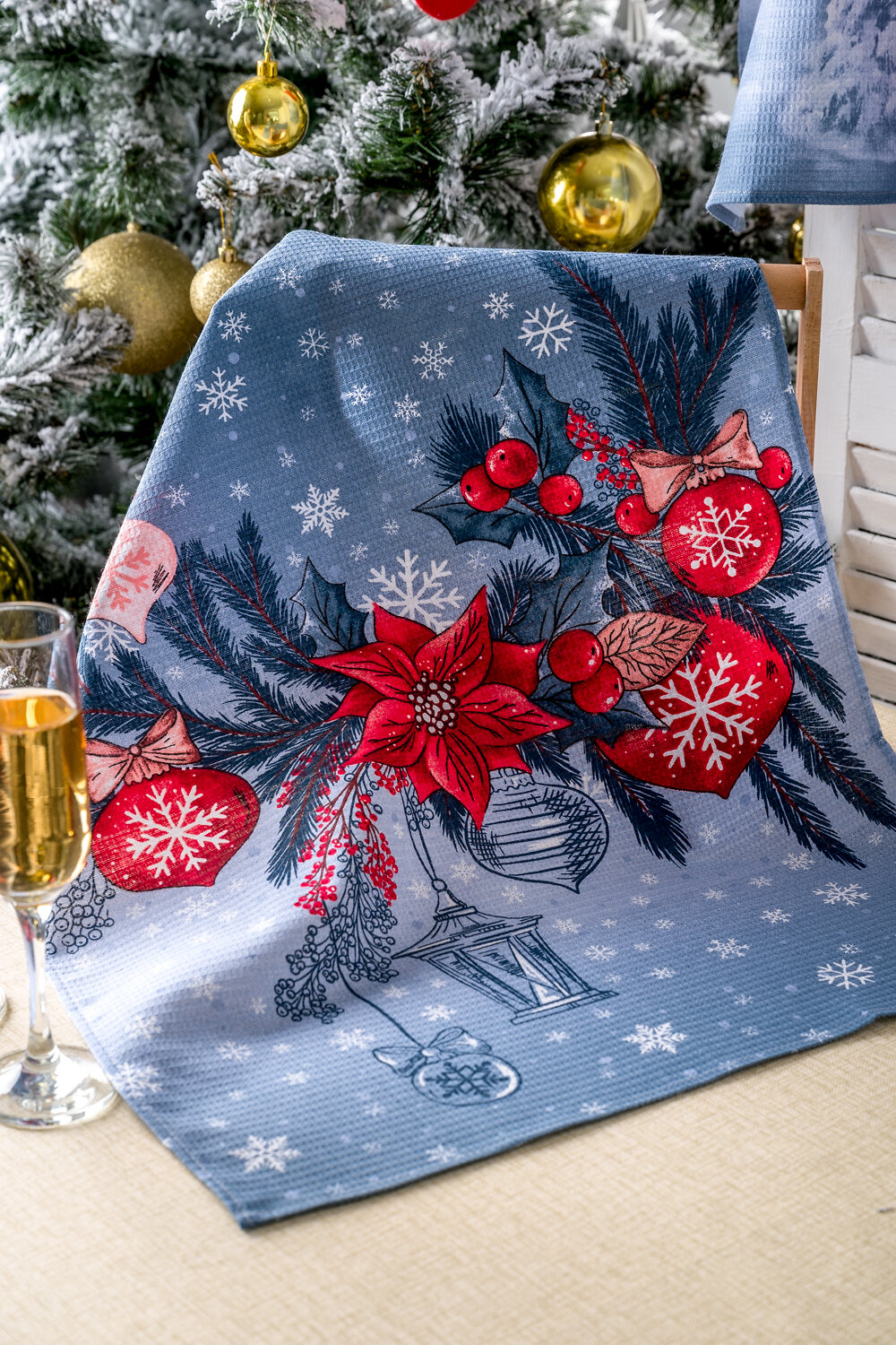 Натали Полотенце 581155 Набор полотенец Санта Клаус зеленый