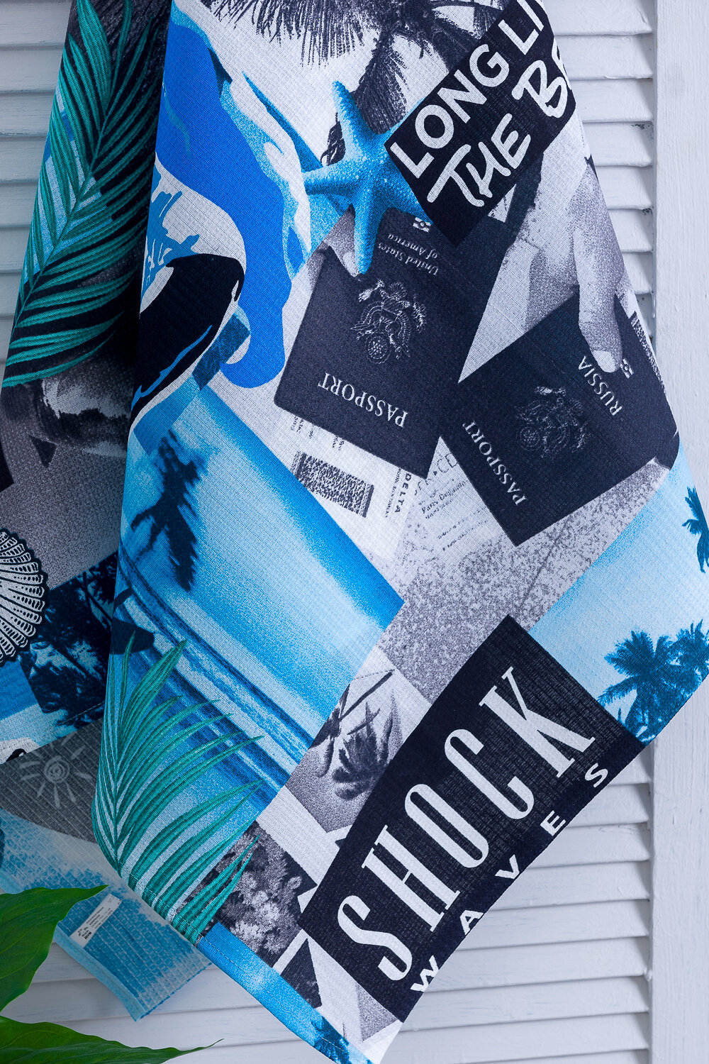 Натали Полотенце 581177 Пляжное полотенце Серфинг синий