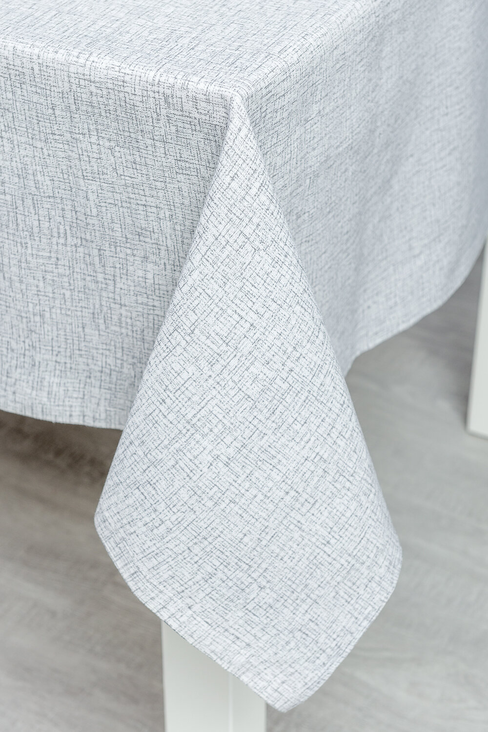 Натали Скатерть 581178 Скатерть Льняное полотно серый