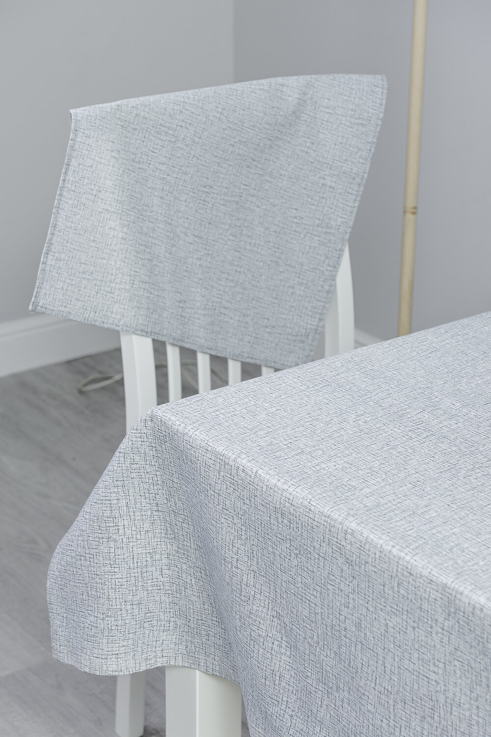 Натали Скатерть 581178 Скатерть Льняное полотно серый