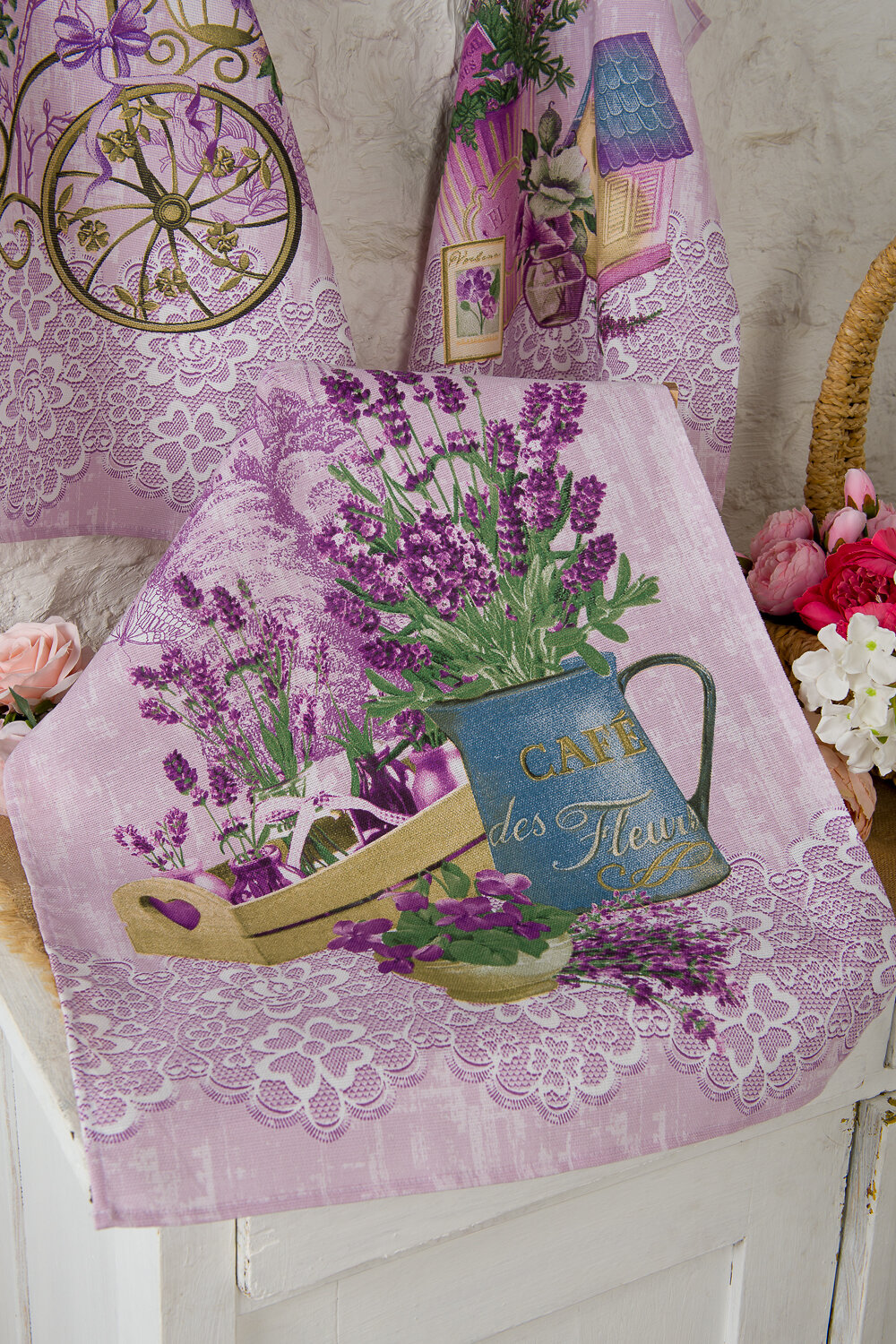 Натали Полотенце 581183 Набор полотенец Лавандовый прованс лавандовый