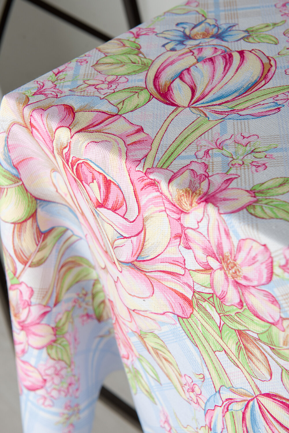 Натали Скатерть 581184 Скатерть Весенний букет голубой