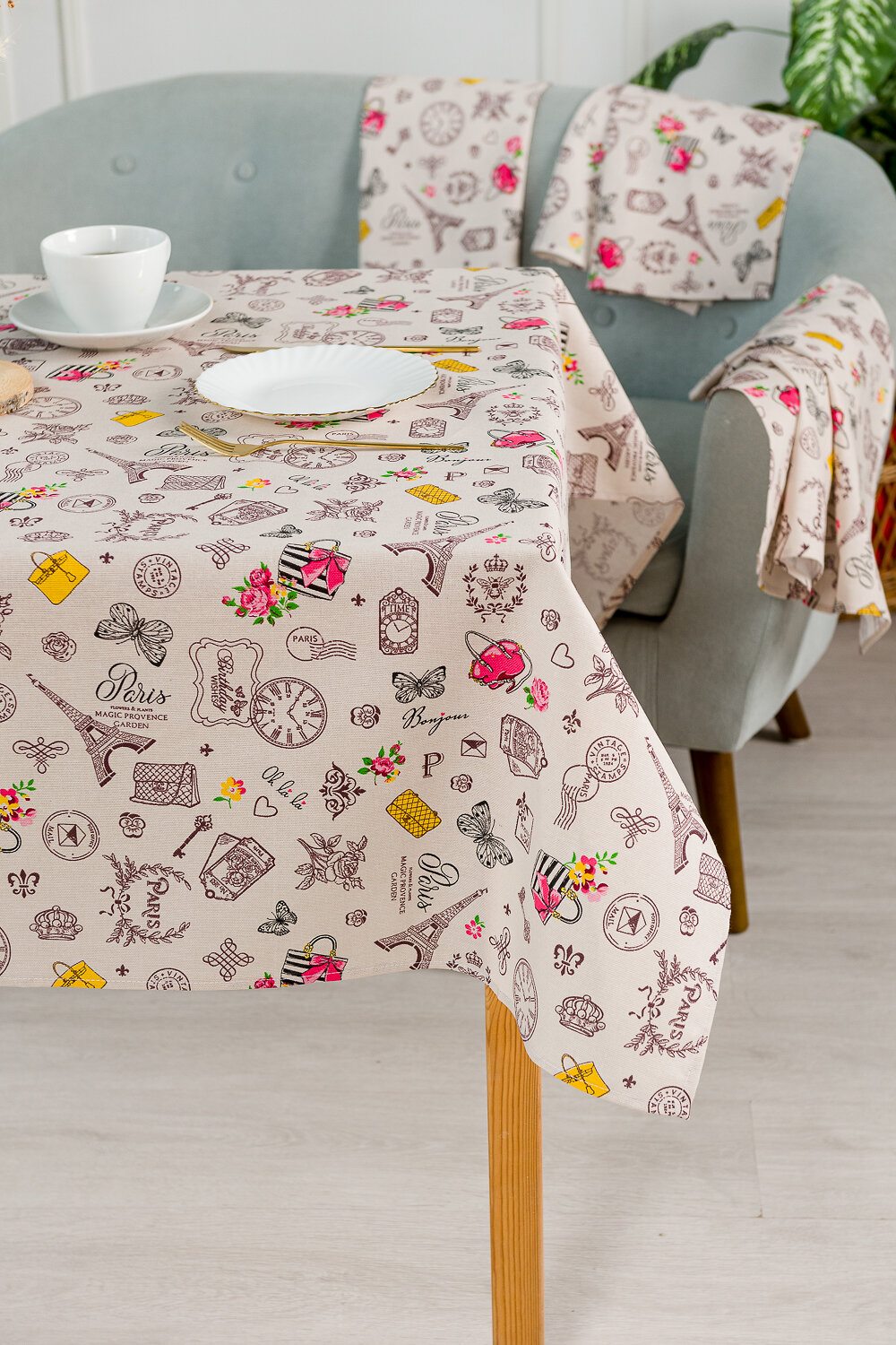 Натали Скатерть 581185 Скатерть Мадам бежевый