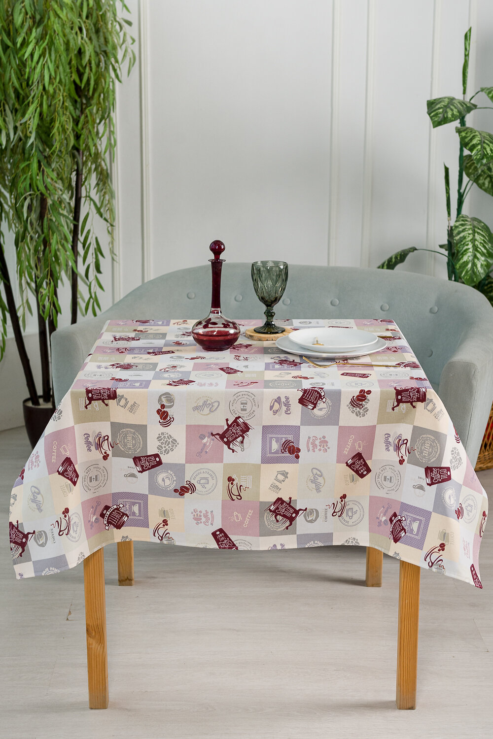 Натали Скатерть 581186 Скатерть Эспрессо бежевый