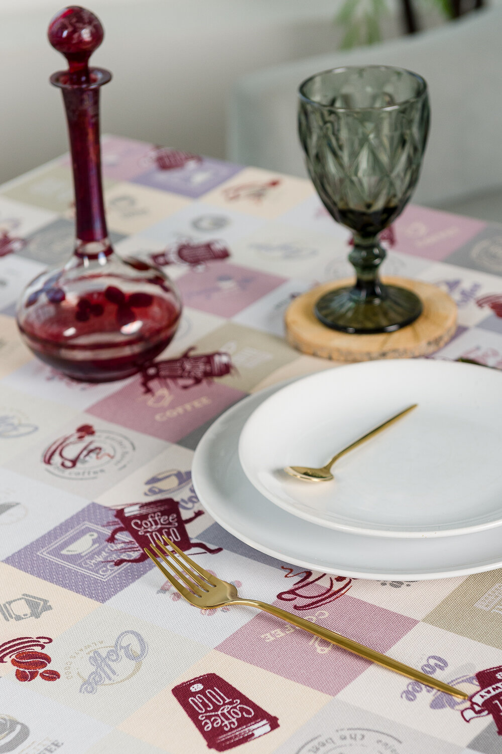 Натали Скатерть 581186 Скатерть Эспрессо бежевый