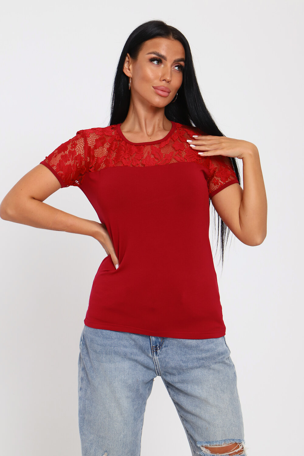 Натали Футболка 581189 35124 бордо