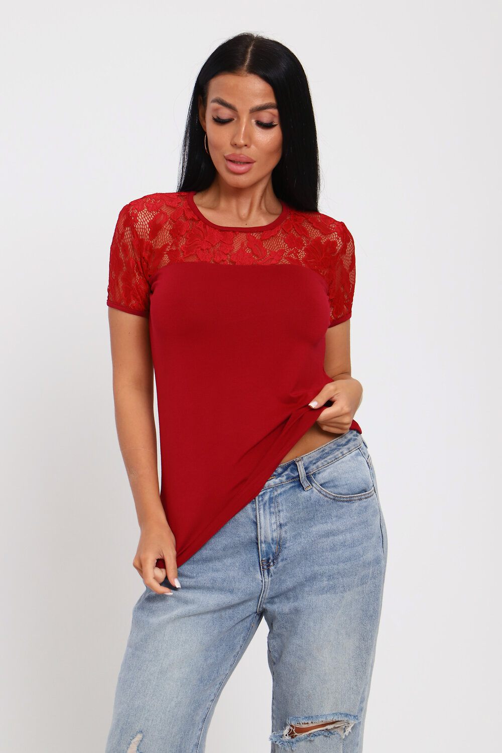 Натали Футболка 581189 35124 бордо