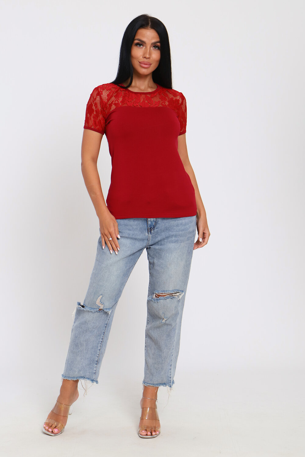 Натали Футболка 581189 35124 бордо