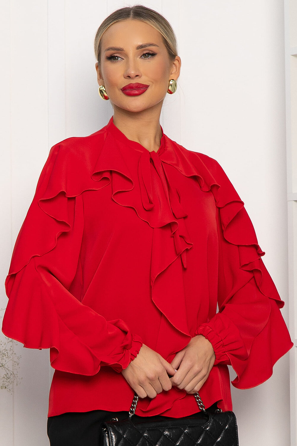 LT Collection Блуза 581263 Б14926-5М красный