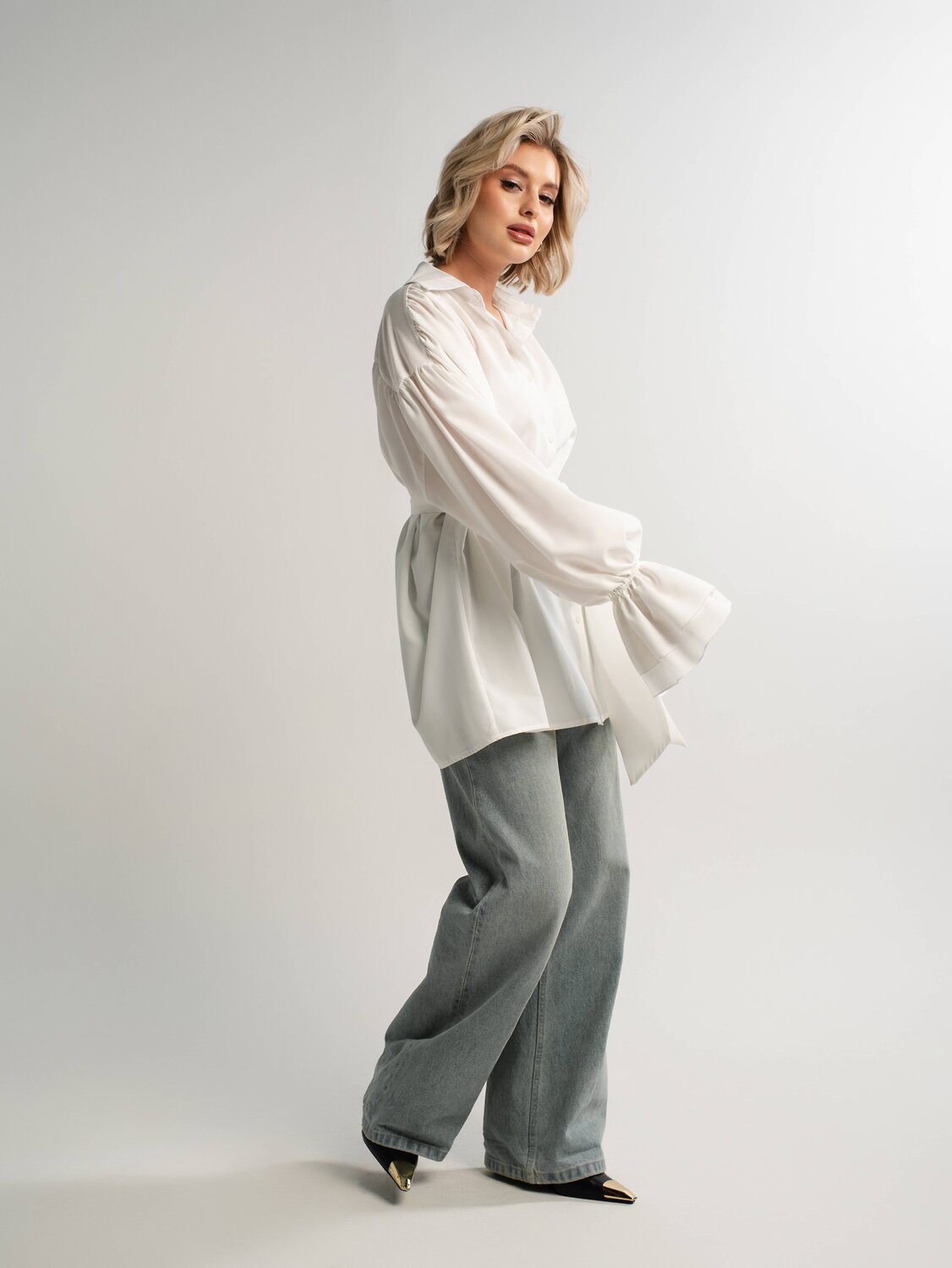 LT Collection Блуза 581267 Б14950-5М молочный