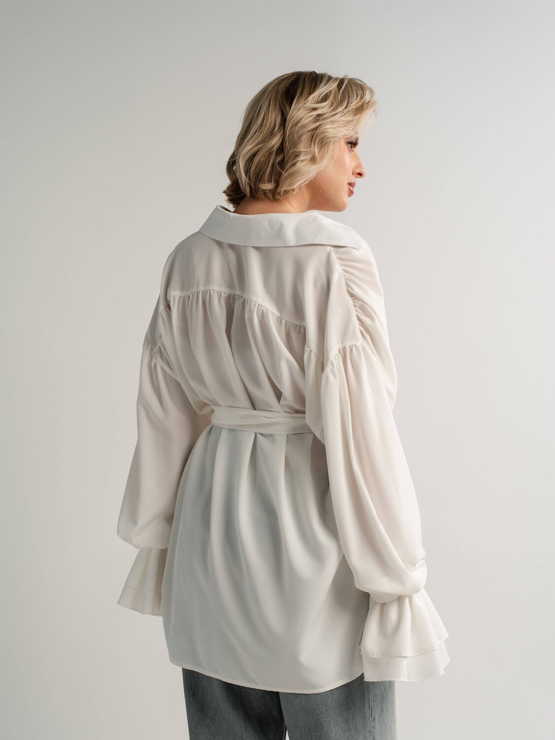 LT Collection Блуза 581267 Б14950-5М молочный