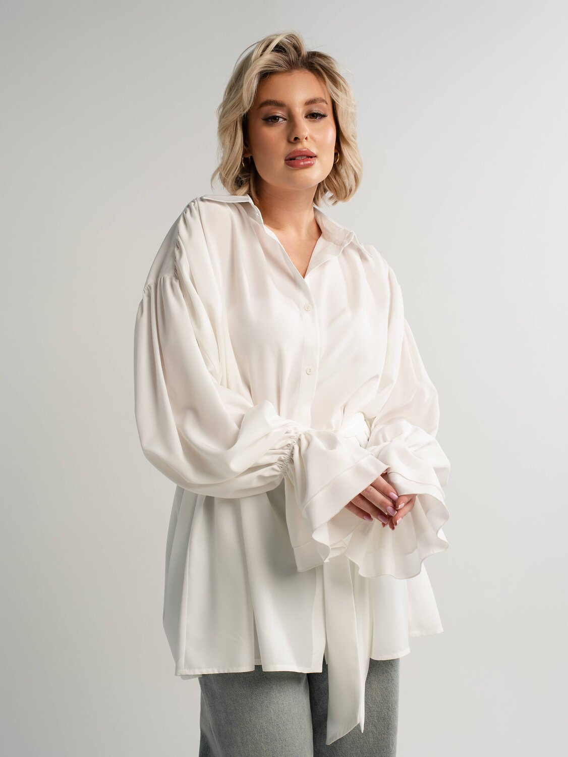 LT Collection Блуза 581267 Б14950-5М молочный