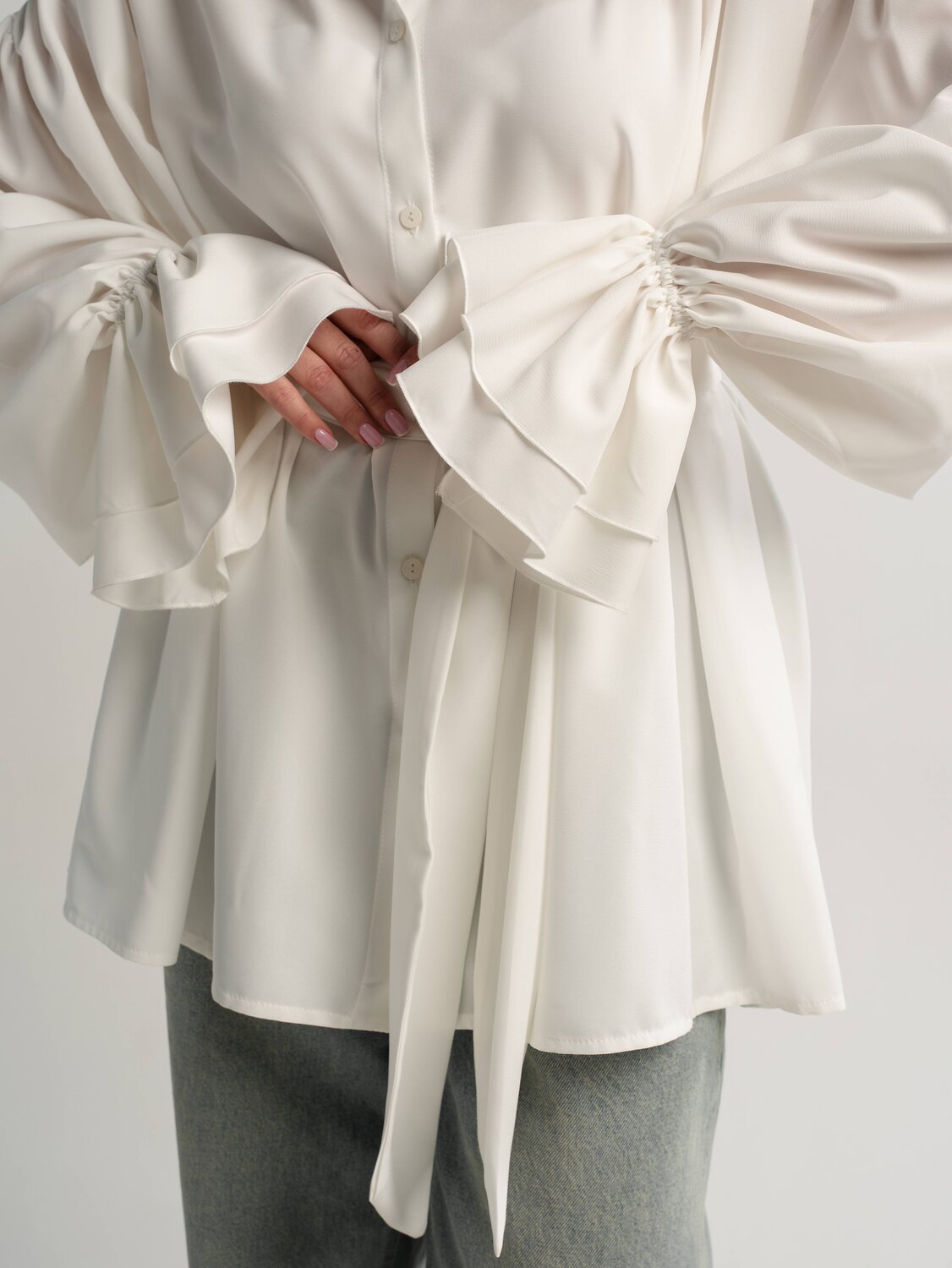 LT Collection Блуза 581267 Б14950-5М молочный