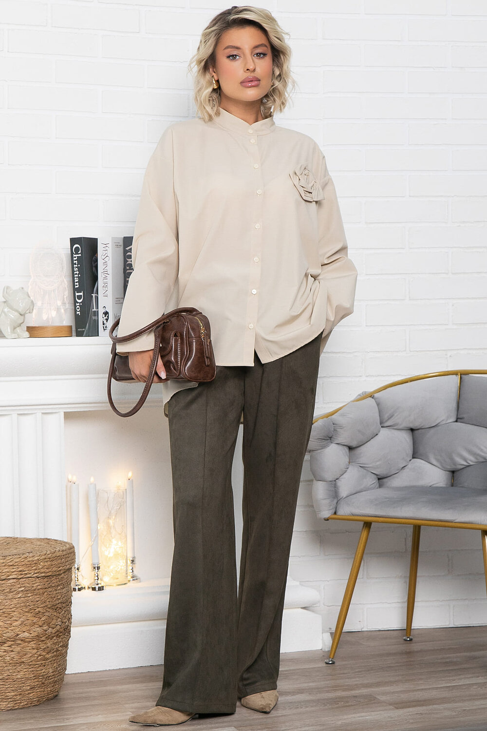 LT Collection Брюки 581269 Б15032-39М хаки