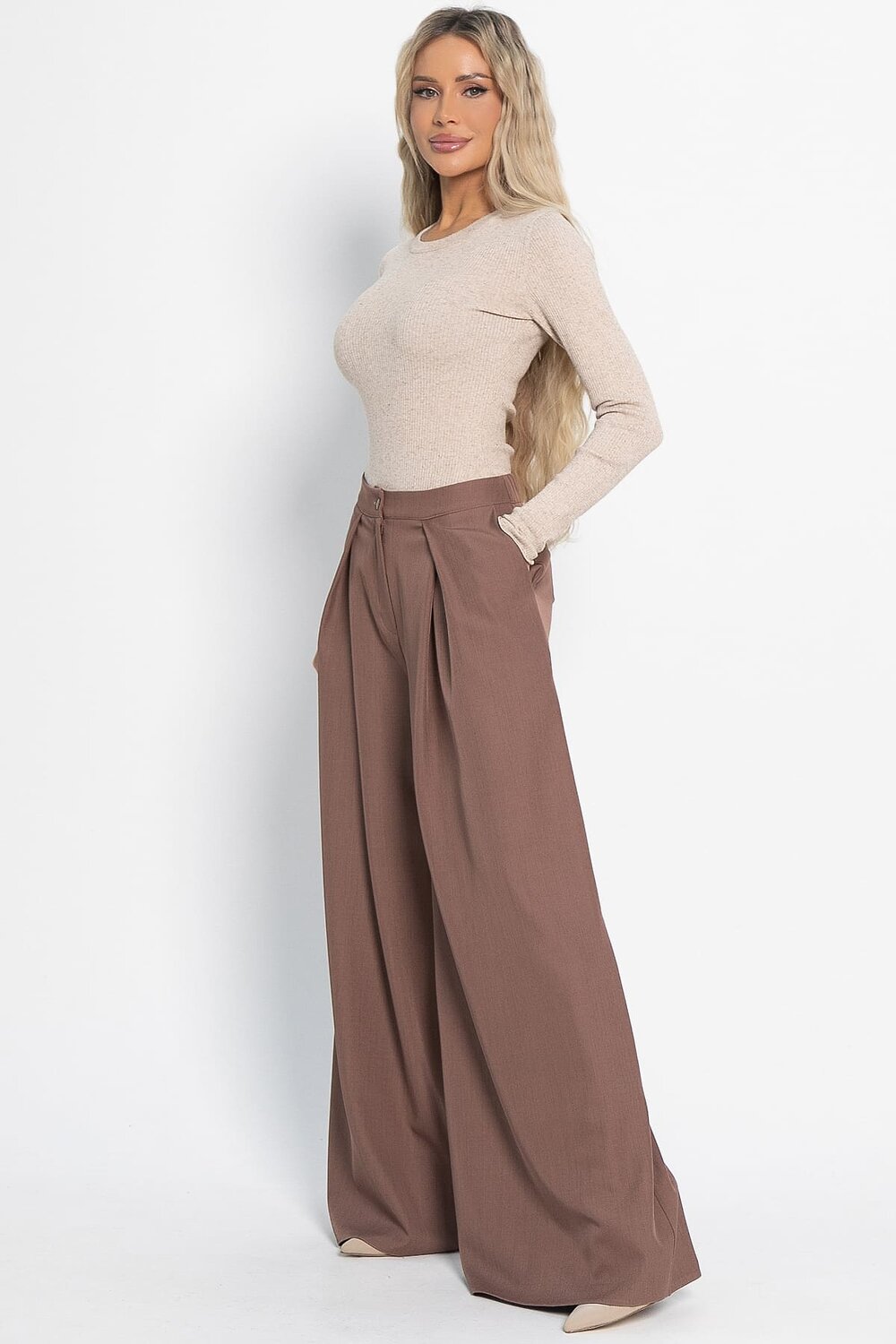 LT Collection Брюки 581270 Б15036-5М коричневый