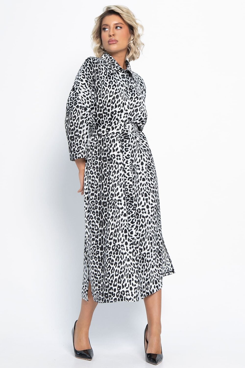 LT Collection Платье 581271 П15091-7М черно-белый